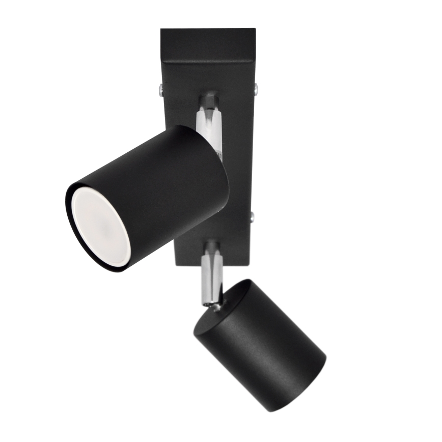 LED Spotlight TUNE 2xGU10/4,8W/230V black