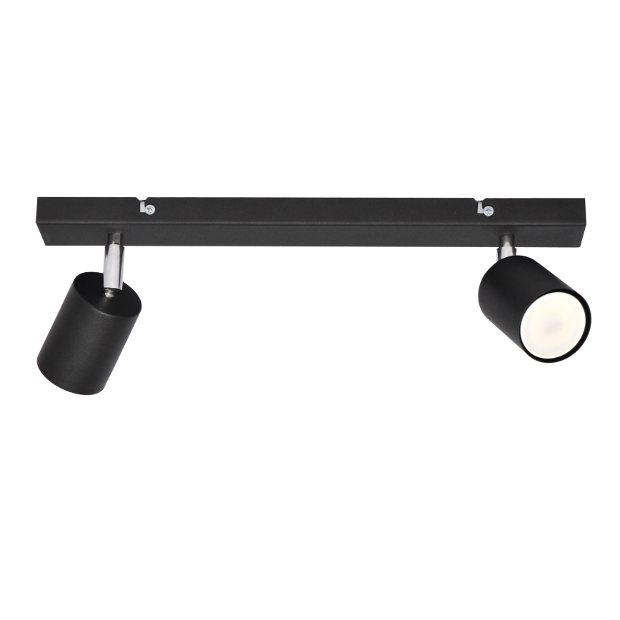 LED Spotlight TUNE 2xGU10/4,8W/230V black