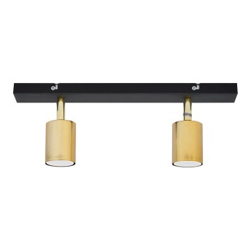 LED Spotlight TUNE 2xGU10/4,8W/230V gold/black