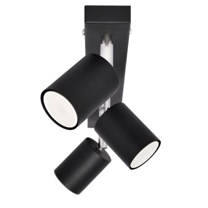 LED Spotlight TUNE 3xGU10/4,8W/230V black