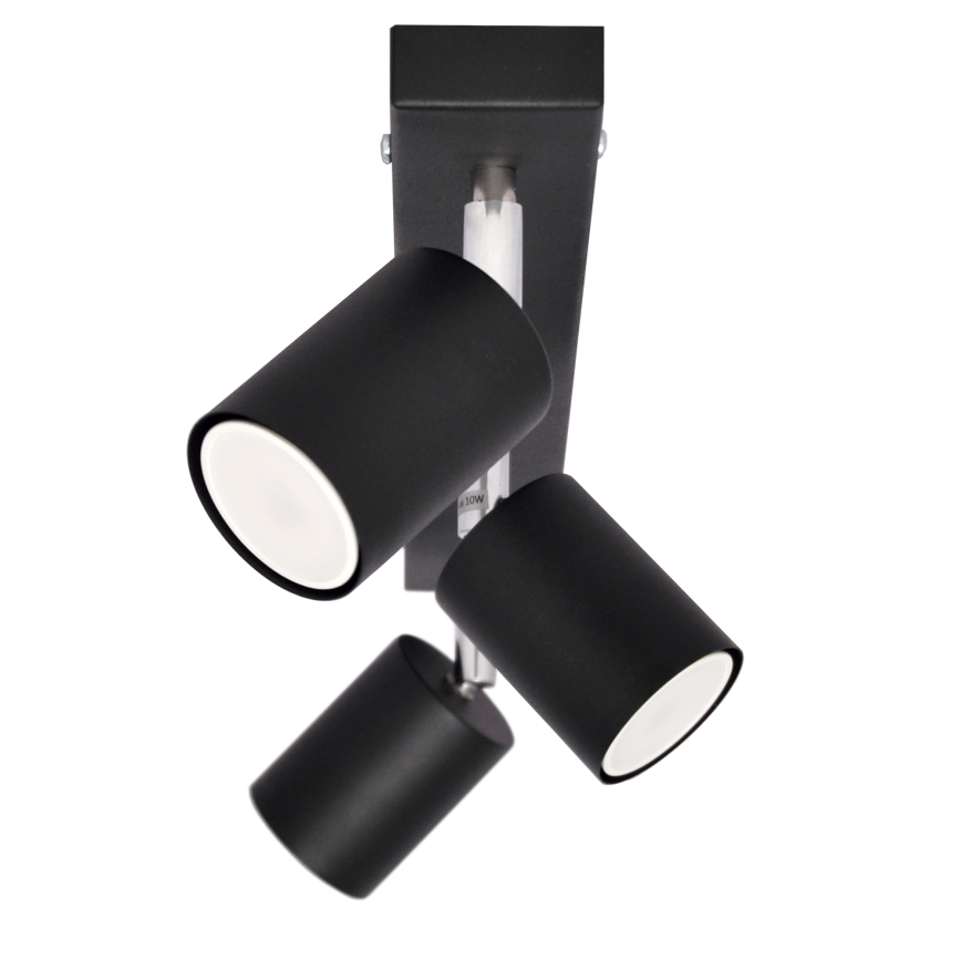 LED Spotlight TUNE 3xGU10/4,8W/230V black