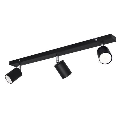 LED Spotlight TUNE 3xGU10/4,8W/230V black