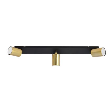 LED Spotlight TUNE 3xGU10/4,8W/230V gold/black