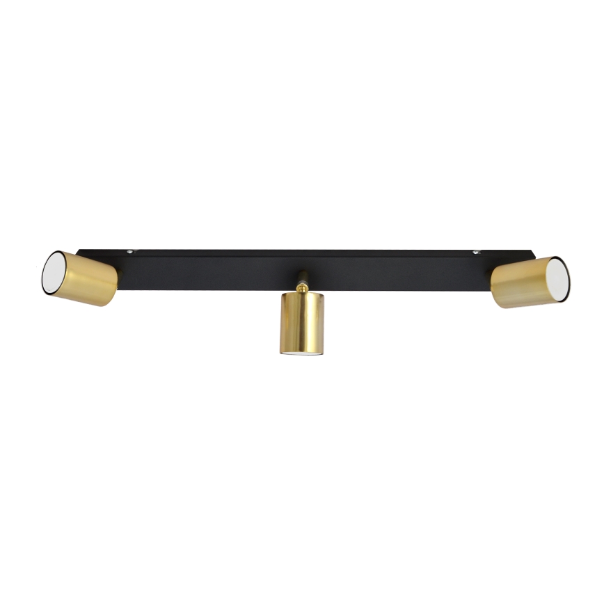 LED Spotlight TUNE 3xGU10/4,8W/230V gold/black