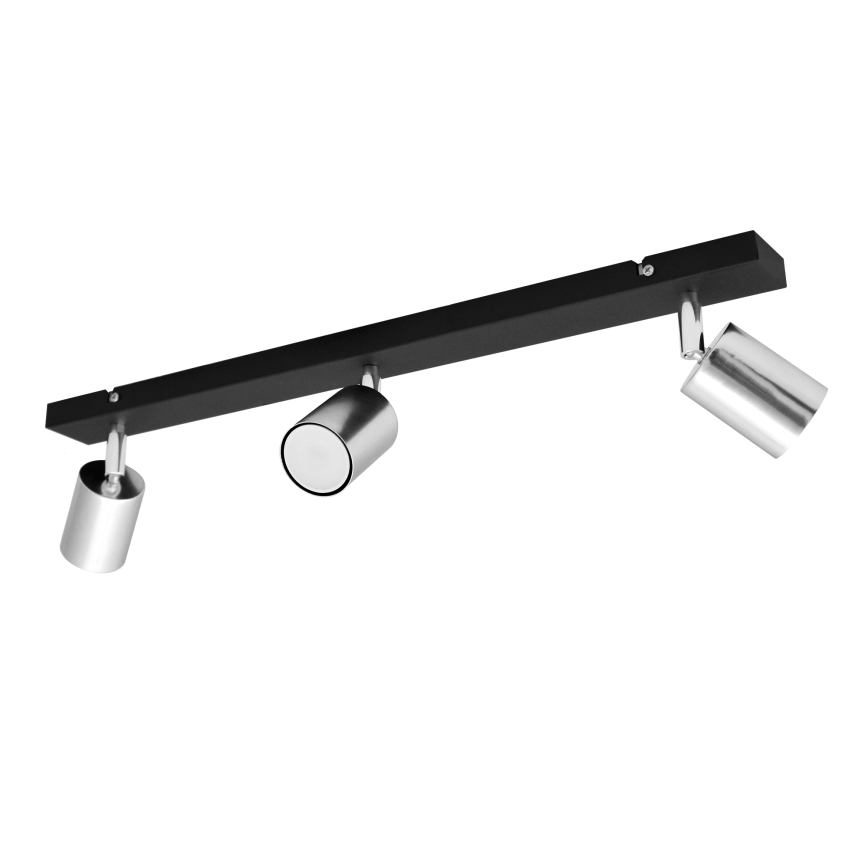 LED Spotlight TUNE 3xGU10/4,8W/230V matte chrome/black