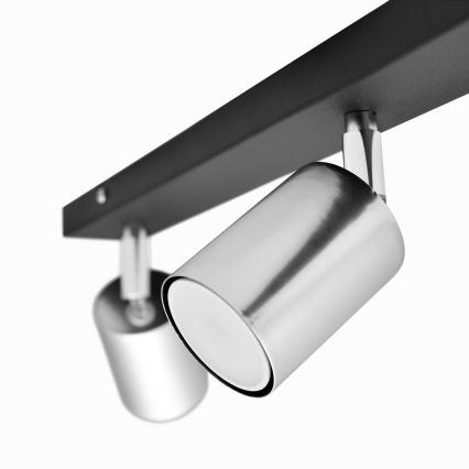 LED Spotlight TUNE 3xGU10/4,8W/230V matte chrome/black