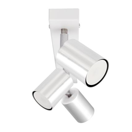 LED Spotlight TUNE 3xGU10/4,8W/230V matte chrome/white