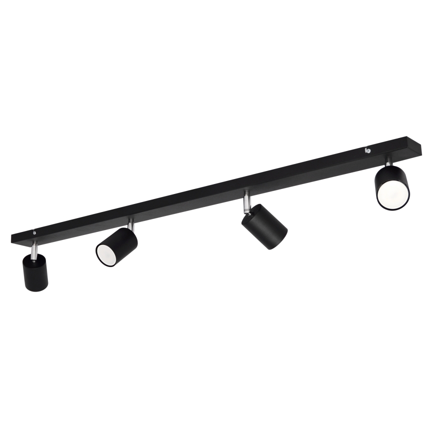 LED Spotlight TUNE 4xGU10/4,8W/230V black