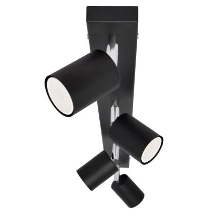 LED Spotlight TUNE 4xGU10/4,8W/230V black