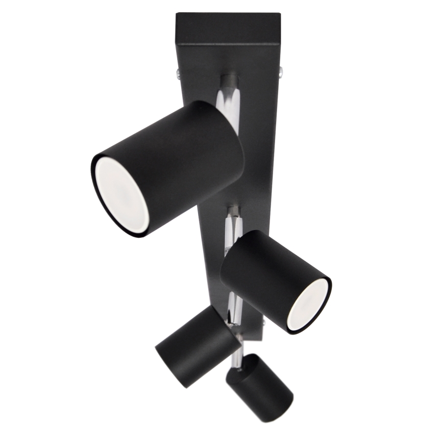 LED Spotlight TUNE 4xGU10/4,8W/230V black