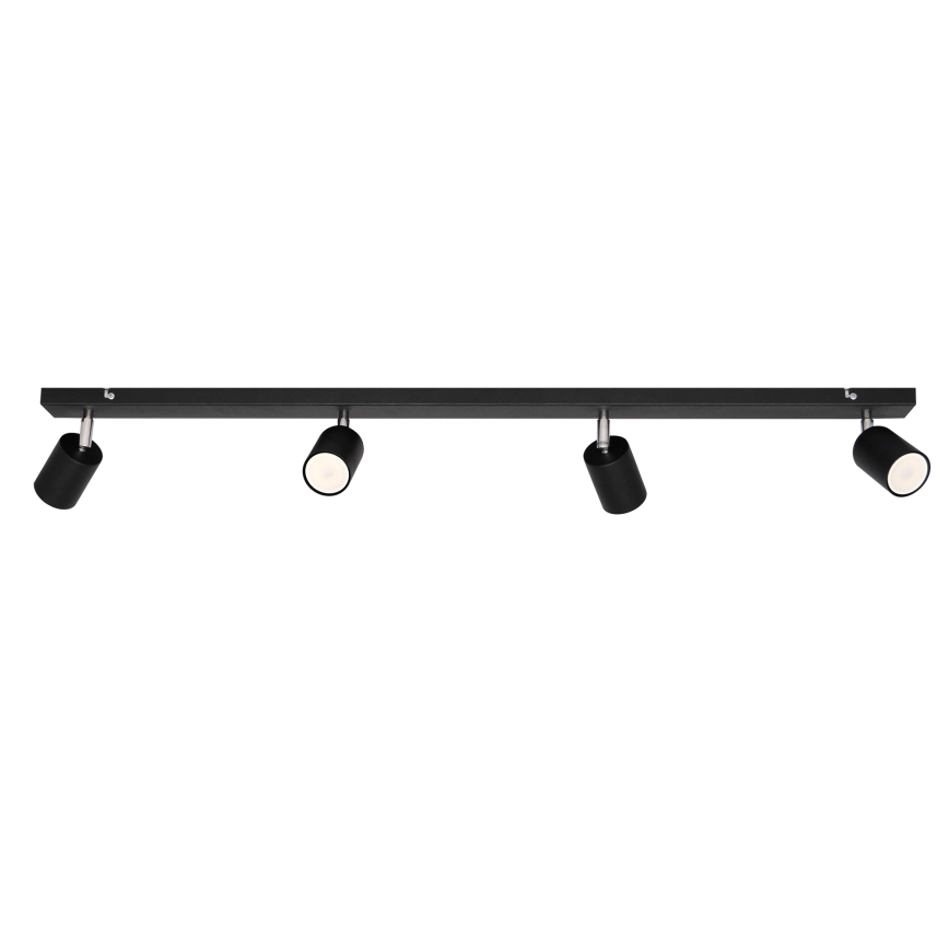 LED Spotlight TUNE 4xGU10/4,8W/230V black