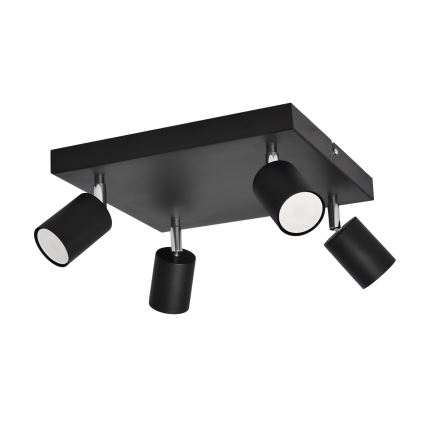 LED Spotlight TUNE 4xGU10/4,8W/230V black