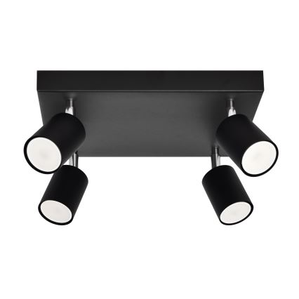 LED Spotlight TUNE 4xGU10/4,8W/230V black
