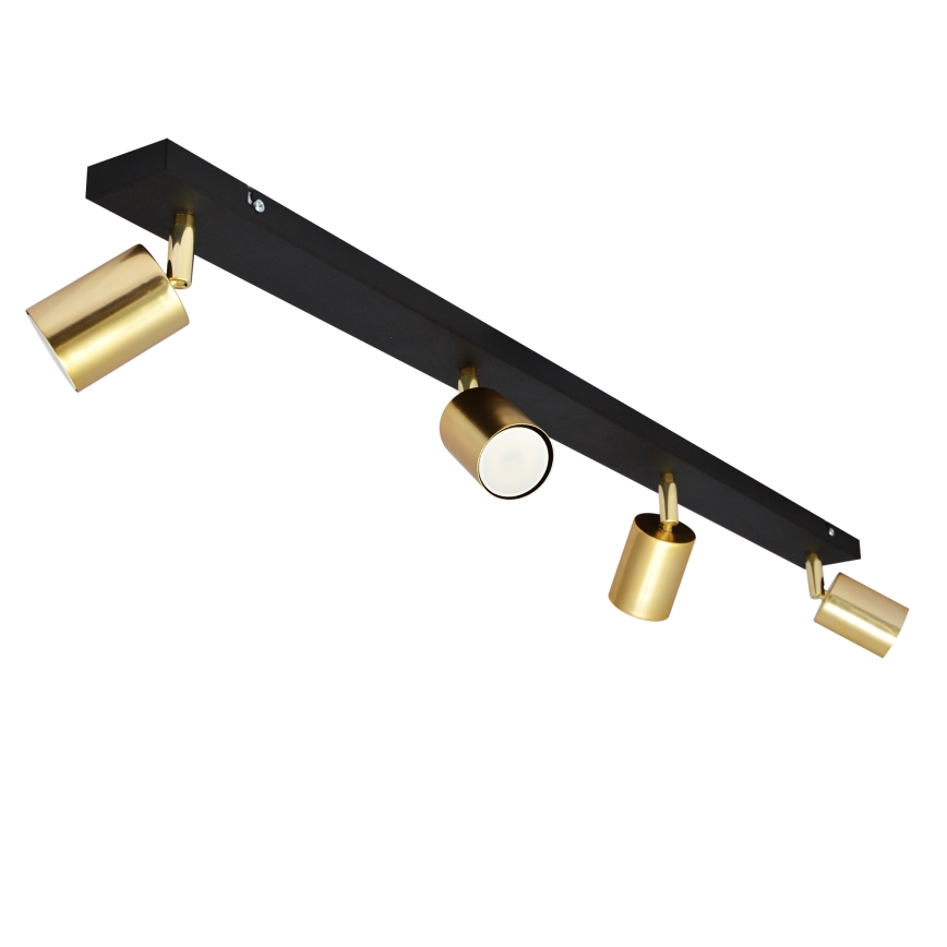 LED Spotlight TUNE 4xGU10/4,8W/230V gold/black