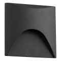 LED Stair Light EXIN LED/2.5W/230V 4000K IP65 Anthracite Square