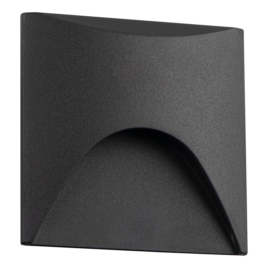 LED Stair Light EXIN LED/2.5W/230V 4000K IP65 Anthracite Square
