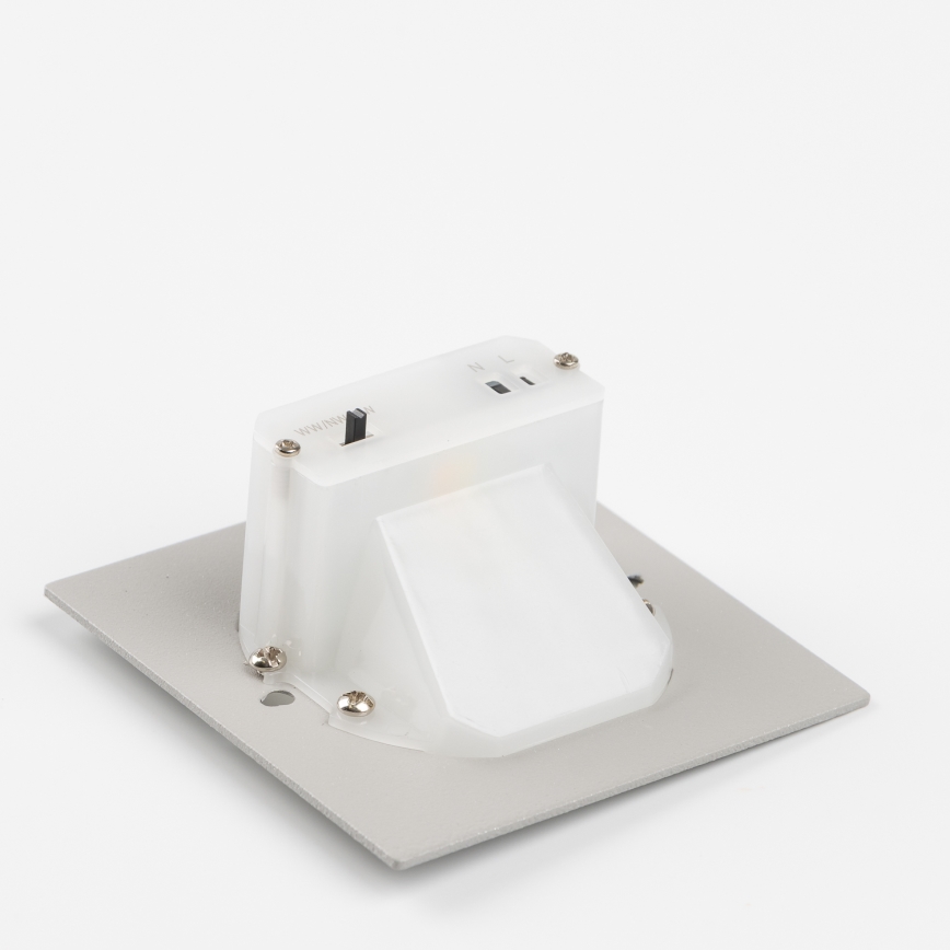 LED Staircase Light with Motion and Dusk Sensor LED/1.5W/230V 3000/4000/6500K Silver