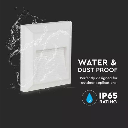 LED Staircase light 1xLED/2W/230V 3000K IP65