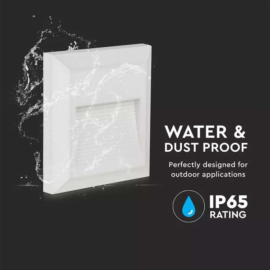 LED Staircase light 1xLED/2W/230V 3000K IP65