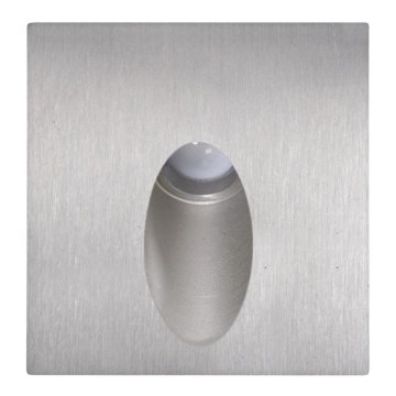 LED staircase light ESPO LED/3W/230V IP54 matte chrome