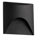 LED Staircase Light EXIN LED/2.5W/230V 4000K IP65 Black Square