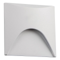 LED Staircase Light EXIN LED/2.5W/230V 4000K IP65 White, Square