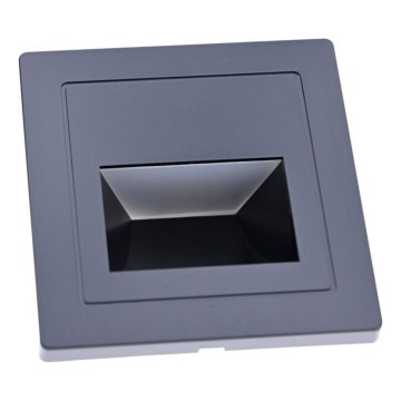 LED Staircase Light LED/3W/230V 3000K Black