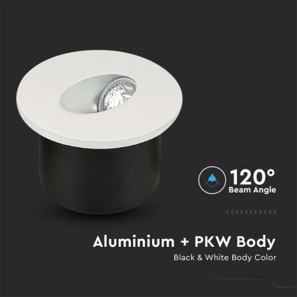 LED Staircase light LED/3W/230V 3000K white