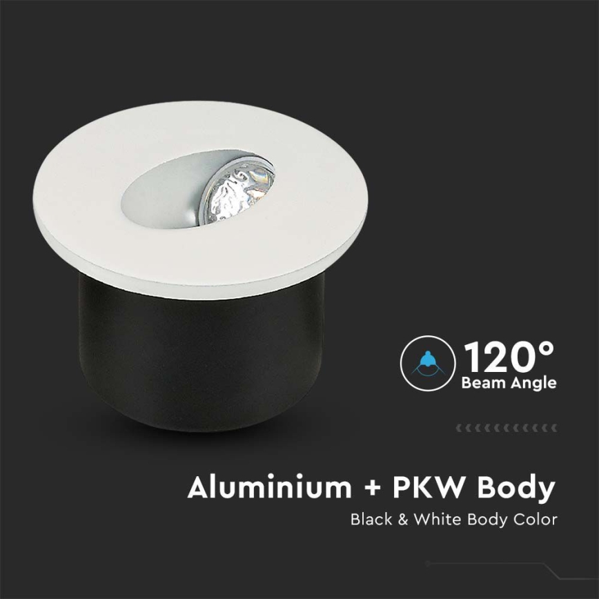 LED Staircase light LED/3W/230V 4000K white