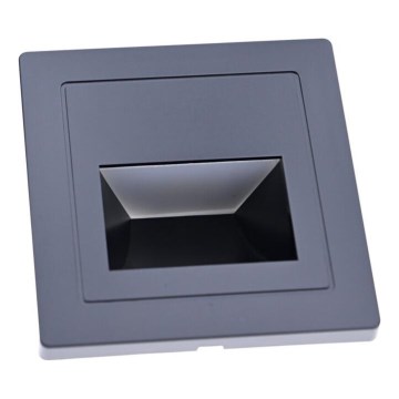 LED Staircase Light LED/3W/230V 6000K Black