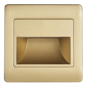 LED staircase light STEP LIGHT NET LED/1,5W/30V golden