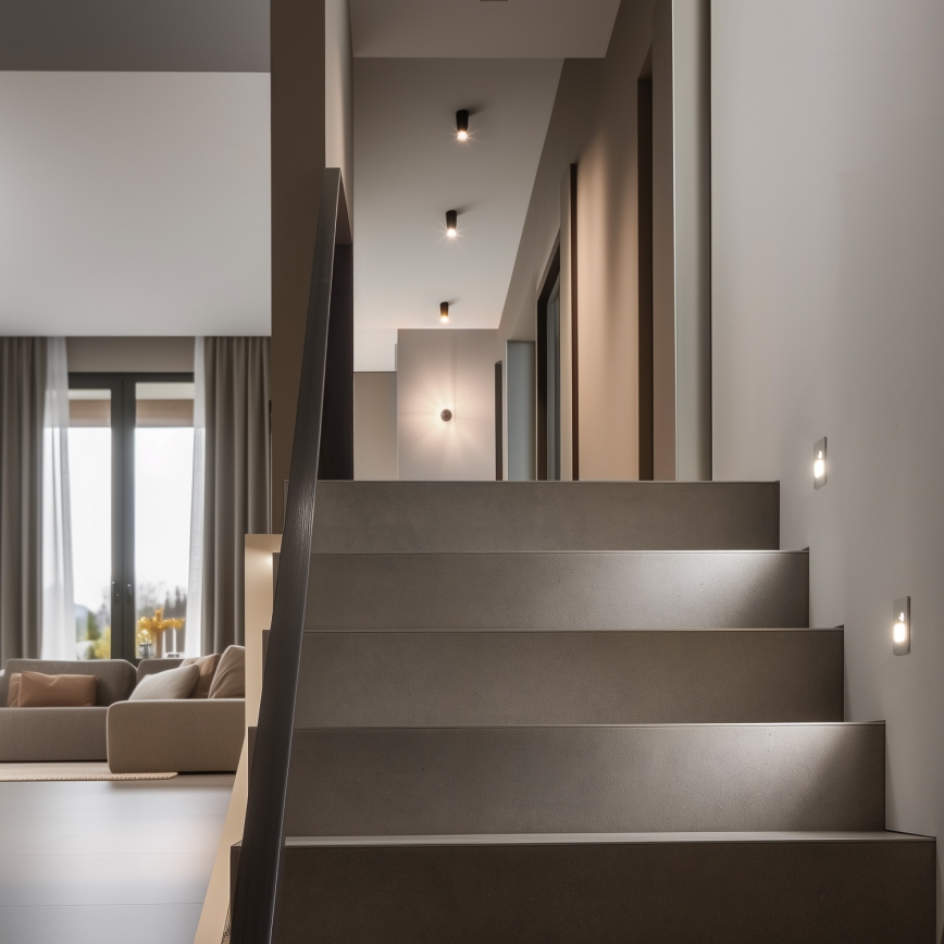 LED Staircase light with a motion sensor LED/1,5W/230V 3000K/4000K/6500K