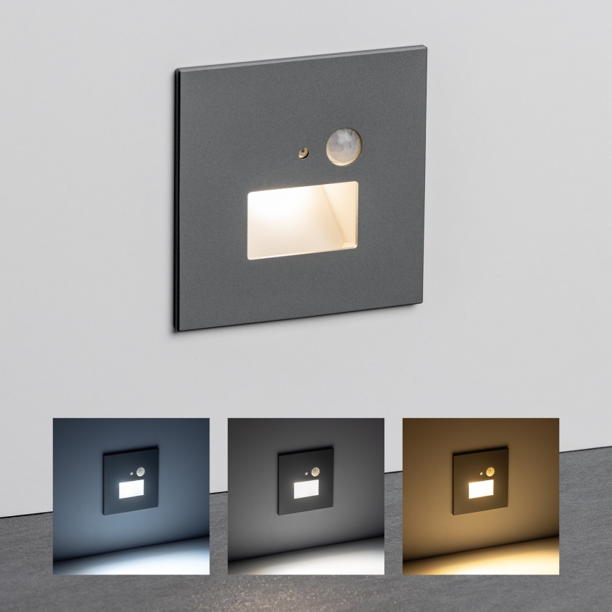 LED Staircase light with a motion sensor LED/1,5W/230V 3000K/4000K/6500K