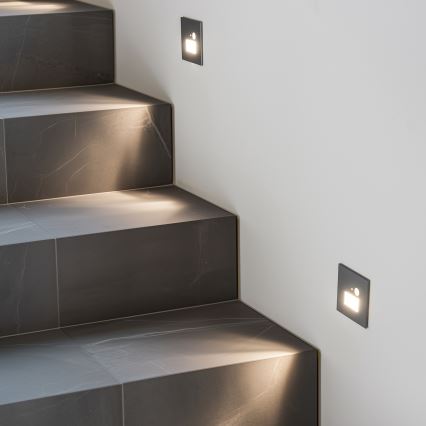 LED Staircase Light with Motion Sensor LED/1,5W/230V 3000/4000/6000K Anthracite