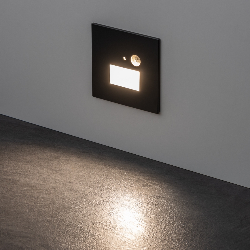 LED Staircase Light with Motion Sensor LED/1,5W/230V 3000/4000/6000K Anthracite