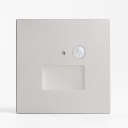 LED staircase light with motion and dusk sensor LED/1.5W/230V 3000/4000/6000K gray