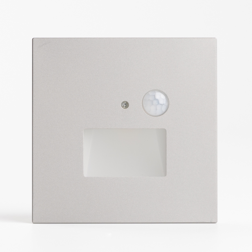 LED staircase light with motion and dusk sensor LED/1.5W/230V 3000/4000/6000K gray