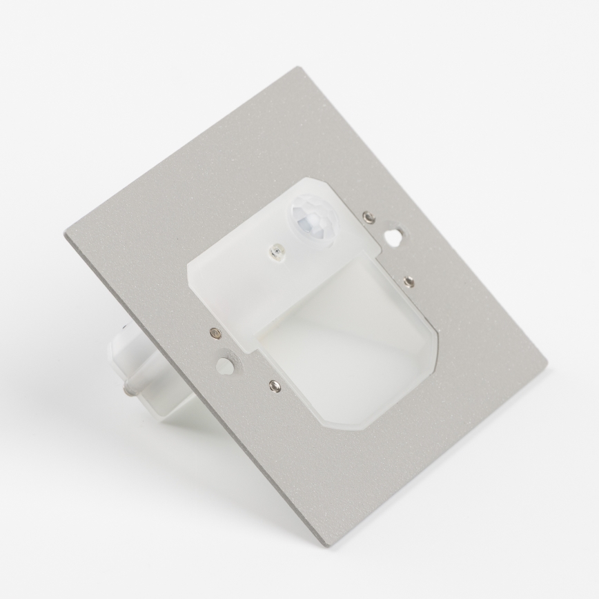 LED staircase light with motion and dusk sensor LED/1.5W/230V 3000/4000/6000K gray