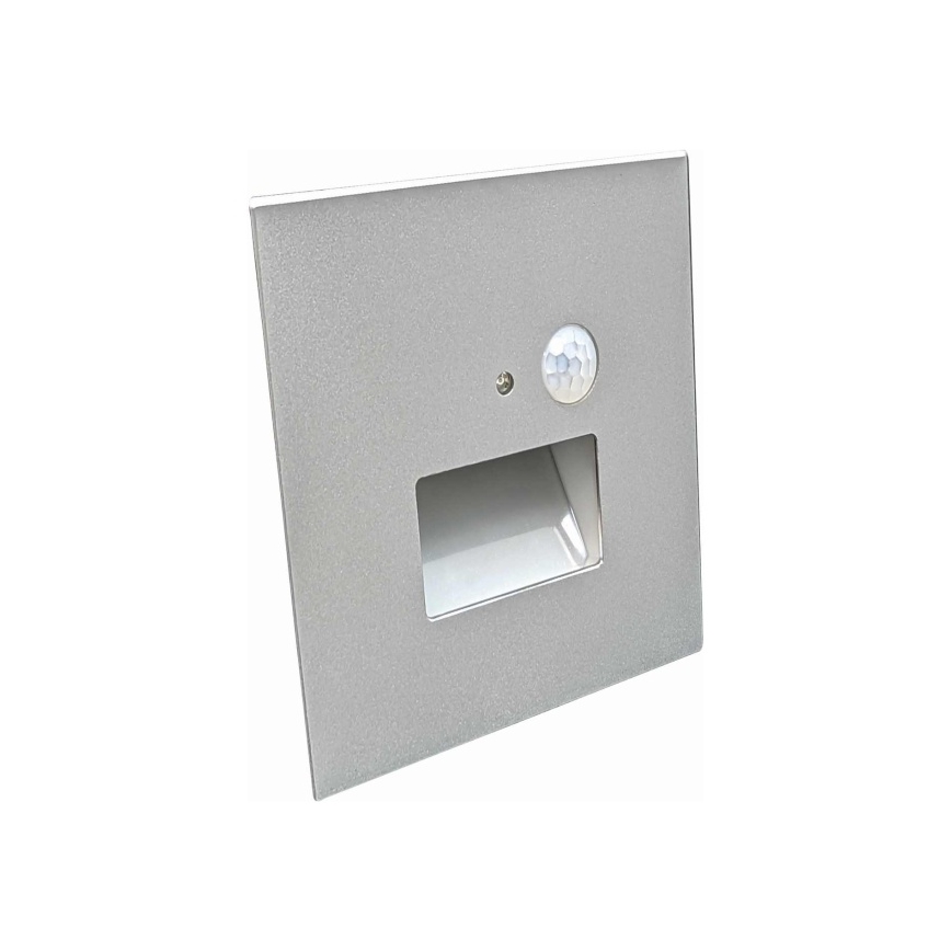 LED staircase light with motion and dusk sensor LED/1.5W/230V 3000/4000/6000K gray