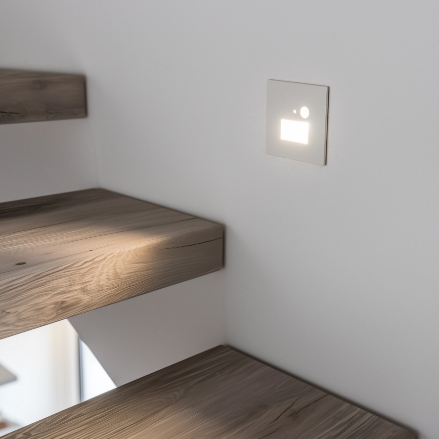 LED staircase light with motion and dusk sensor LED/1,5W/230V 3000/4000/6000K white