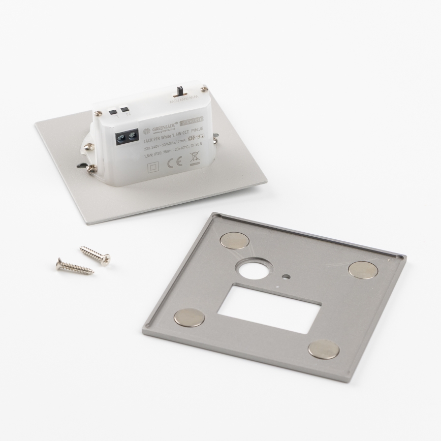 LED Staircase Light with Motion and Dusk Sensor LED/1,5W/230V 3000/4000/6500K Grey