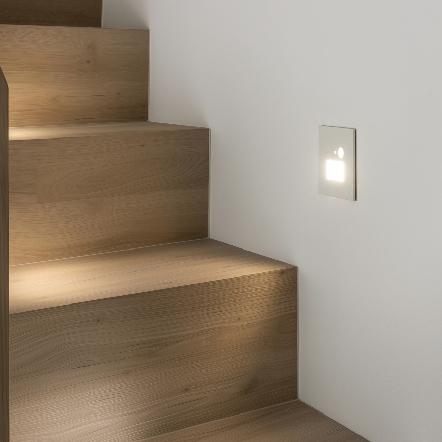 LED Staircase light with motion sensor LED/1,5W/230V 3000K/4000K/6500K