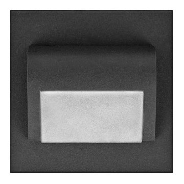 LED Staircase lighting DECORUS LED/1,2W/12V 3000K anthracite