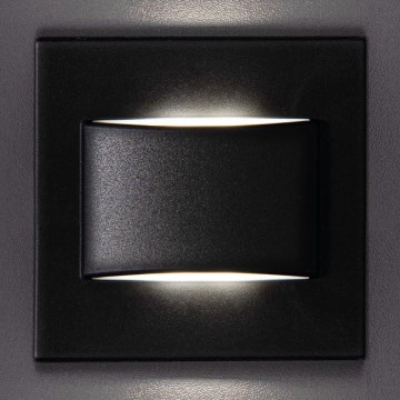 LED Staircase lighting ERINUS LED/1,5W/12V 4000K black