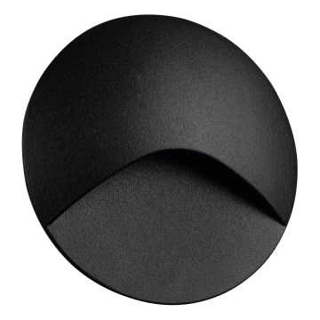 LED Staircase Luminaire EXIN LED/2.5W/230V 4000K IP65 black round