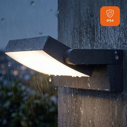 Dimmable LED outdoor wall light LED/12/18/24W/230V 3000/4000/6500K IP54 black