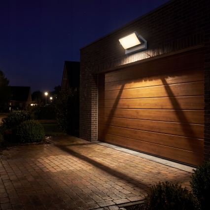 Dimmable LED outdoor wall light LED/12/18/24W/230V 3000/4000/6500K IP54 black