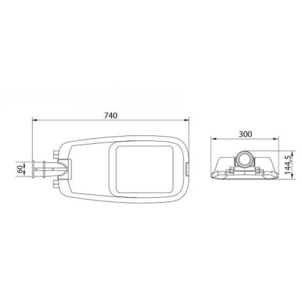 LED Street lamp ACRON PLUS 200 LED/100W/230V IP66