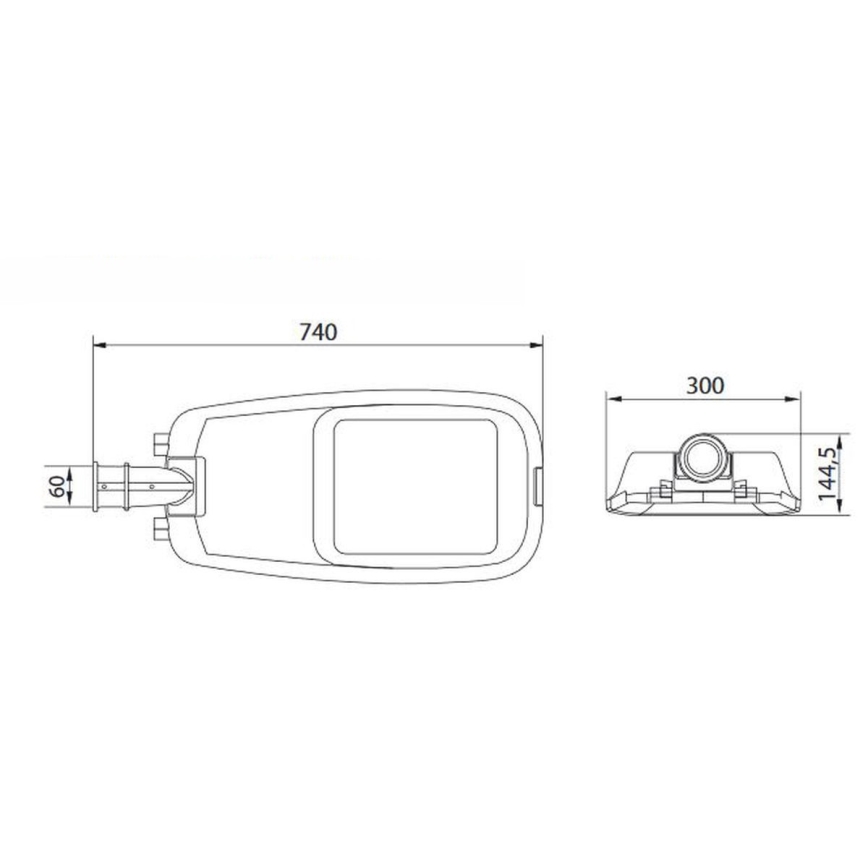 LED Street lamp ACRON PLUS 200 LED/100W/230V IP66
