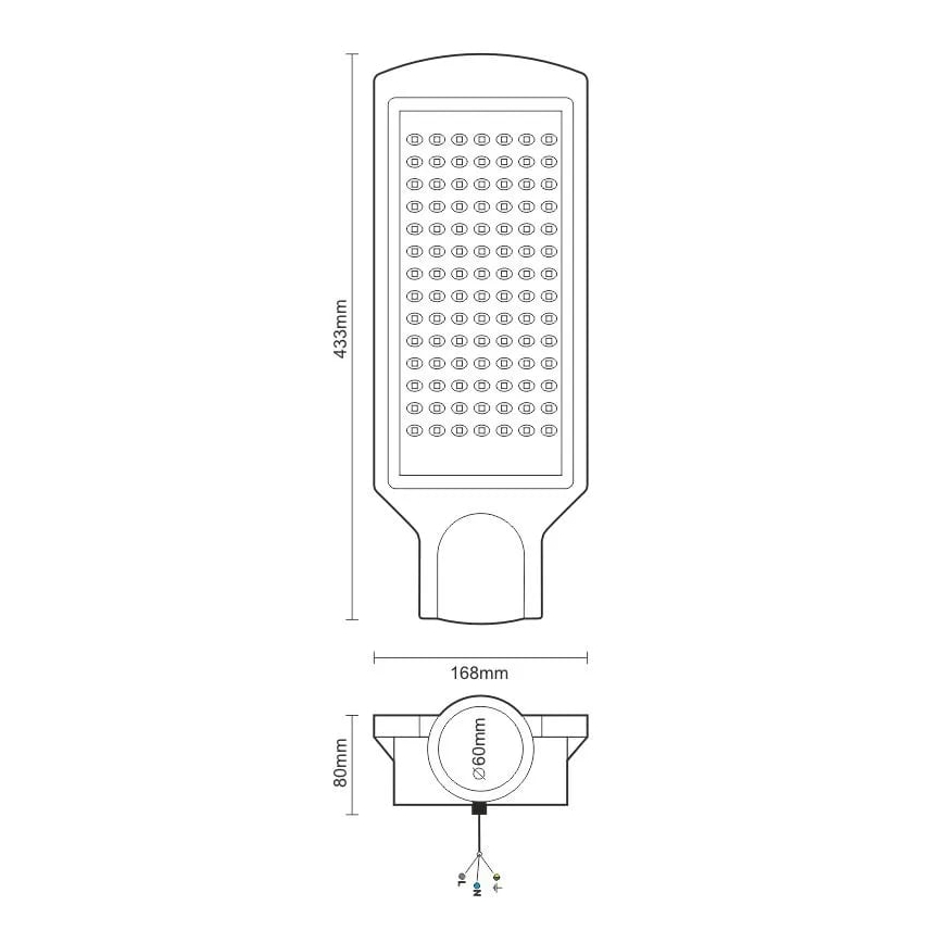 LED Street lamp LED/100W/170-400V IP65